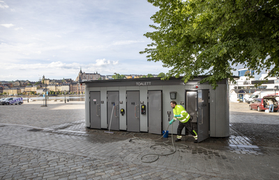 Operation and maintenance of public toilets Stockholm