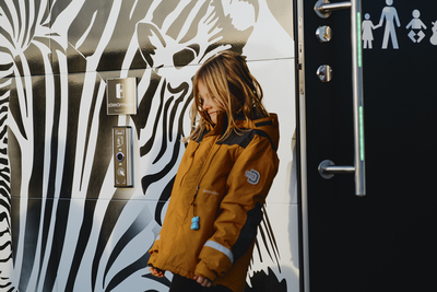 Children at public restrooms